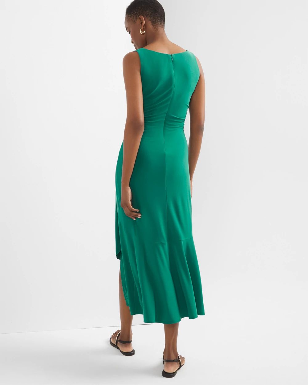 Sarong Midi Dress White House Black Market